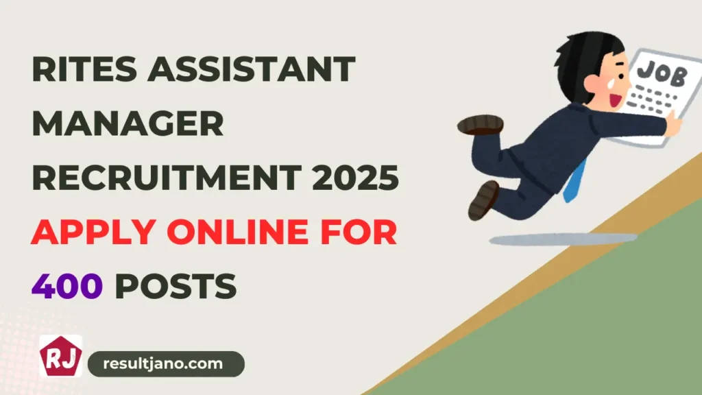 RITES Assistant Manager Recruitment 2025