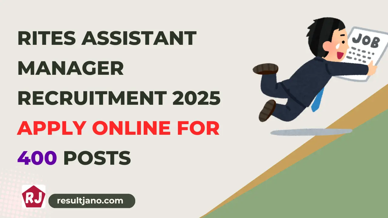 RITES Assistant Manager Recruitment 2025