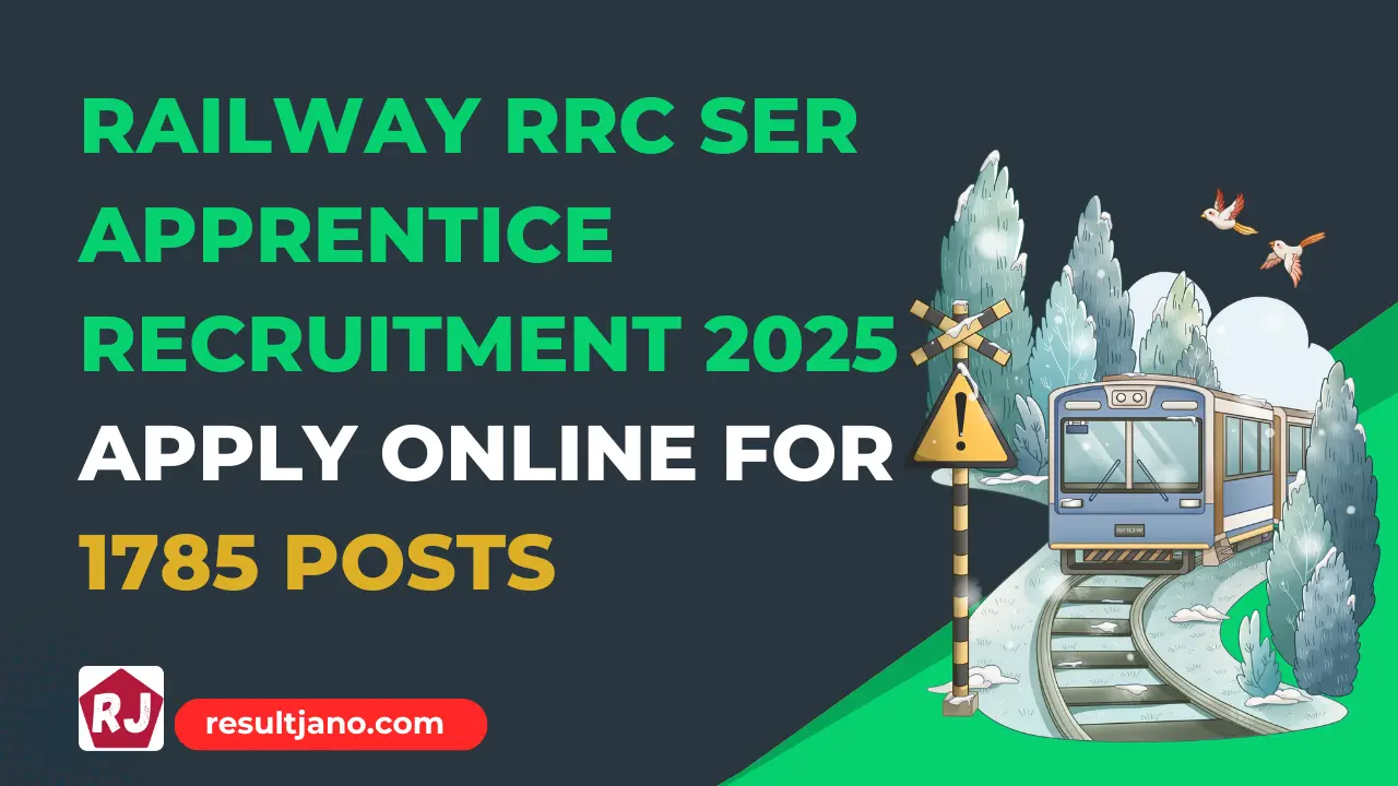 Railway RRC SER Apprentice Recruitment 2025