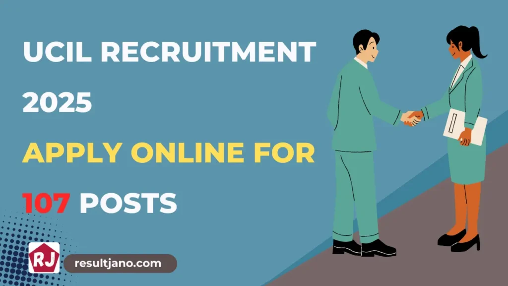 UCIL Recruitment 2025