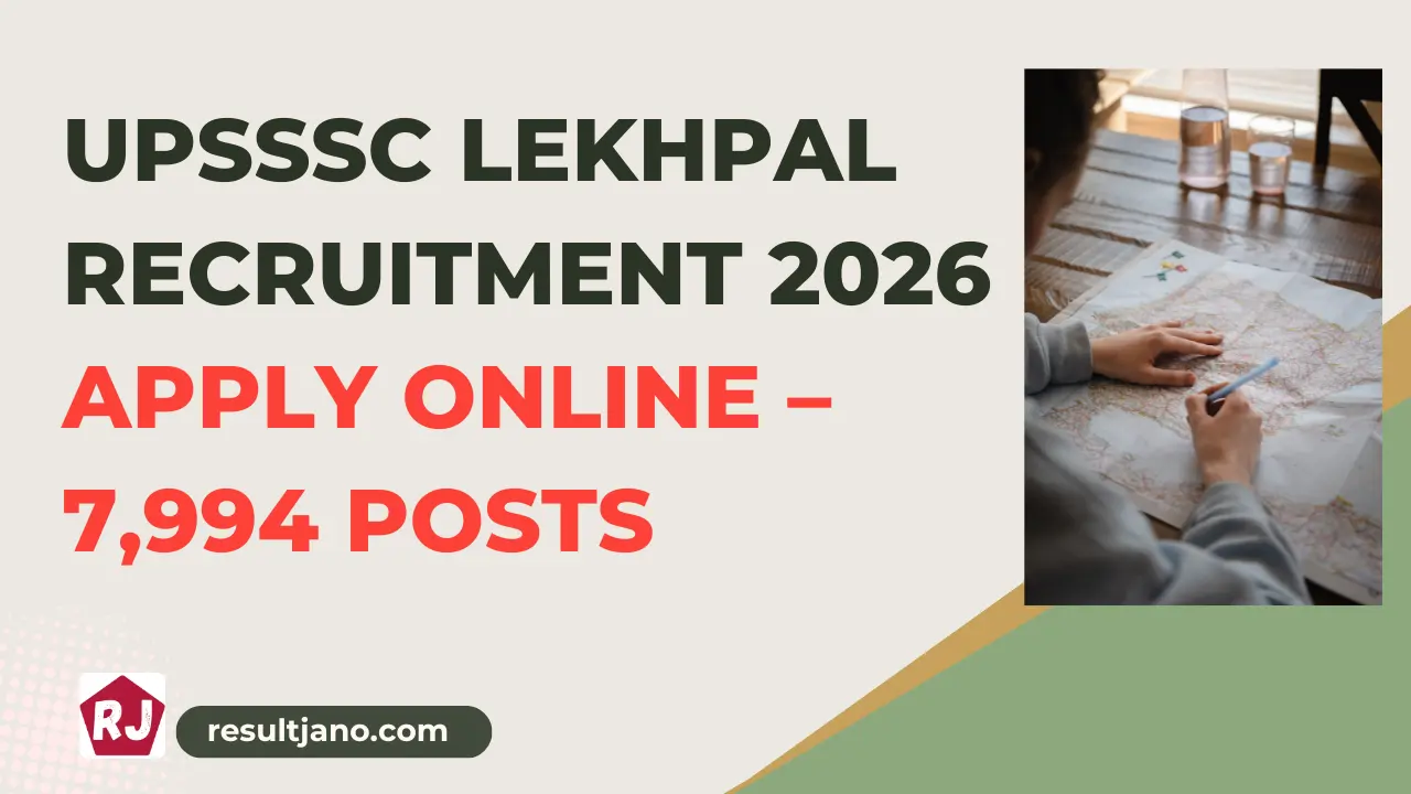 UPSSSC Lekhpal Recruitment 2026